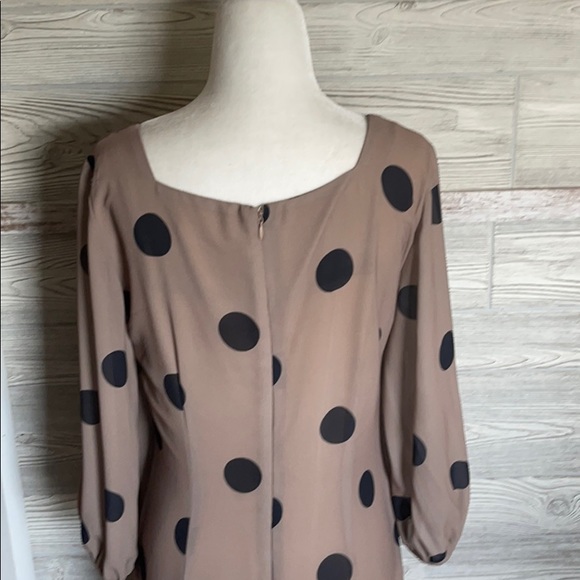 Amanda Uprichard polka dot Walsh dress small brown - Picture 10 of 15